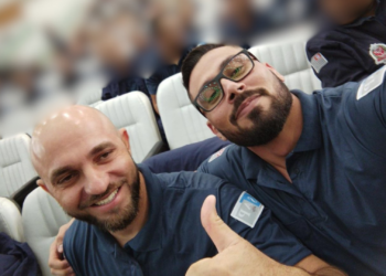 Colega de curso diz que policial penal que morreu ao ser atingido por carreta e atropelado por carro era inteligente e engraçado: 'Estou inconformado'